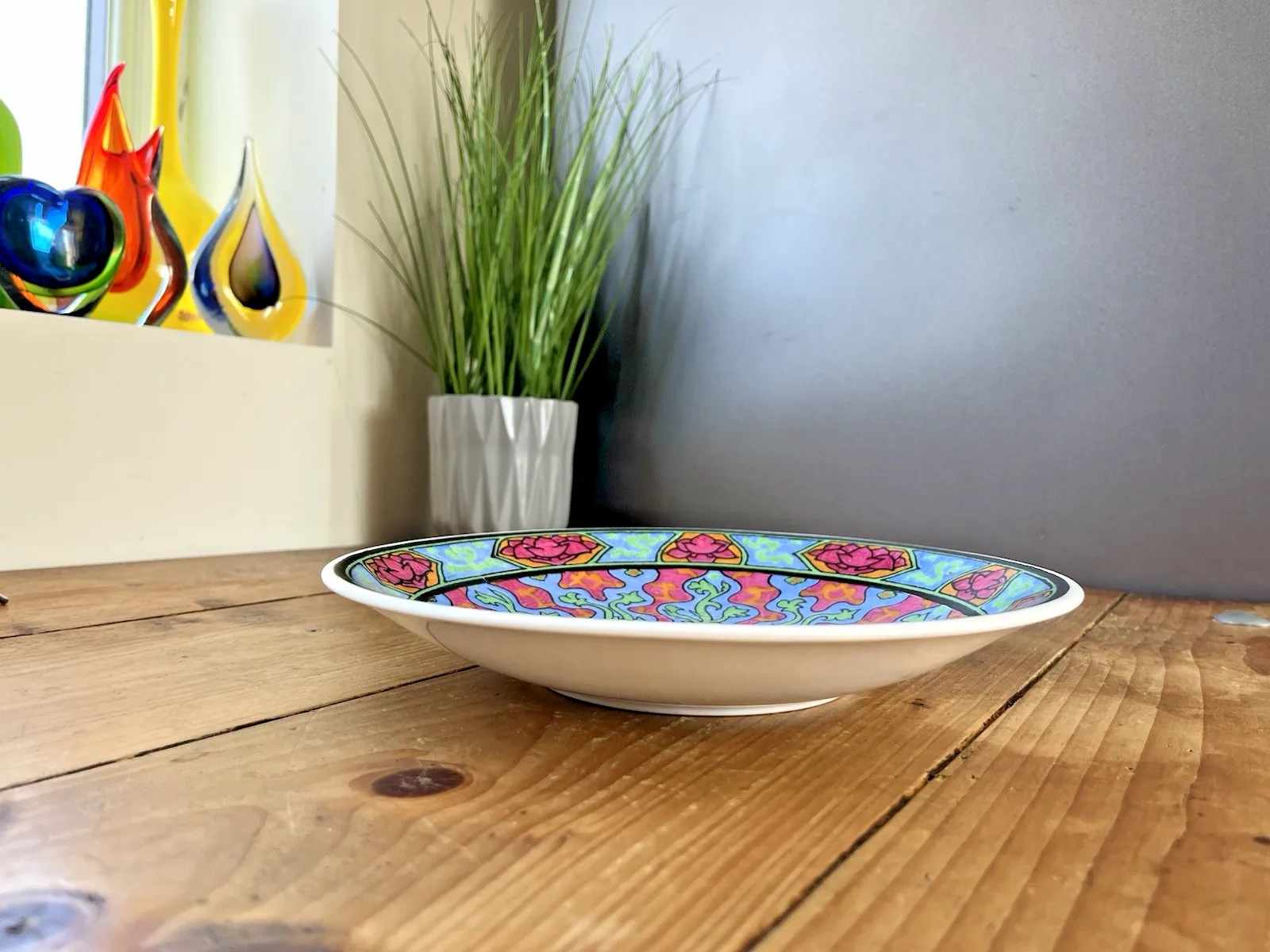 Antique Art Deco Royal Doulton Floral Rosette Iznik Geometric E Series Bowl Dish photo Home Decor