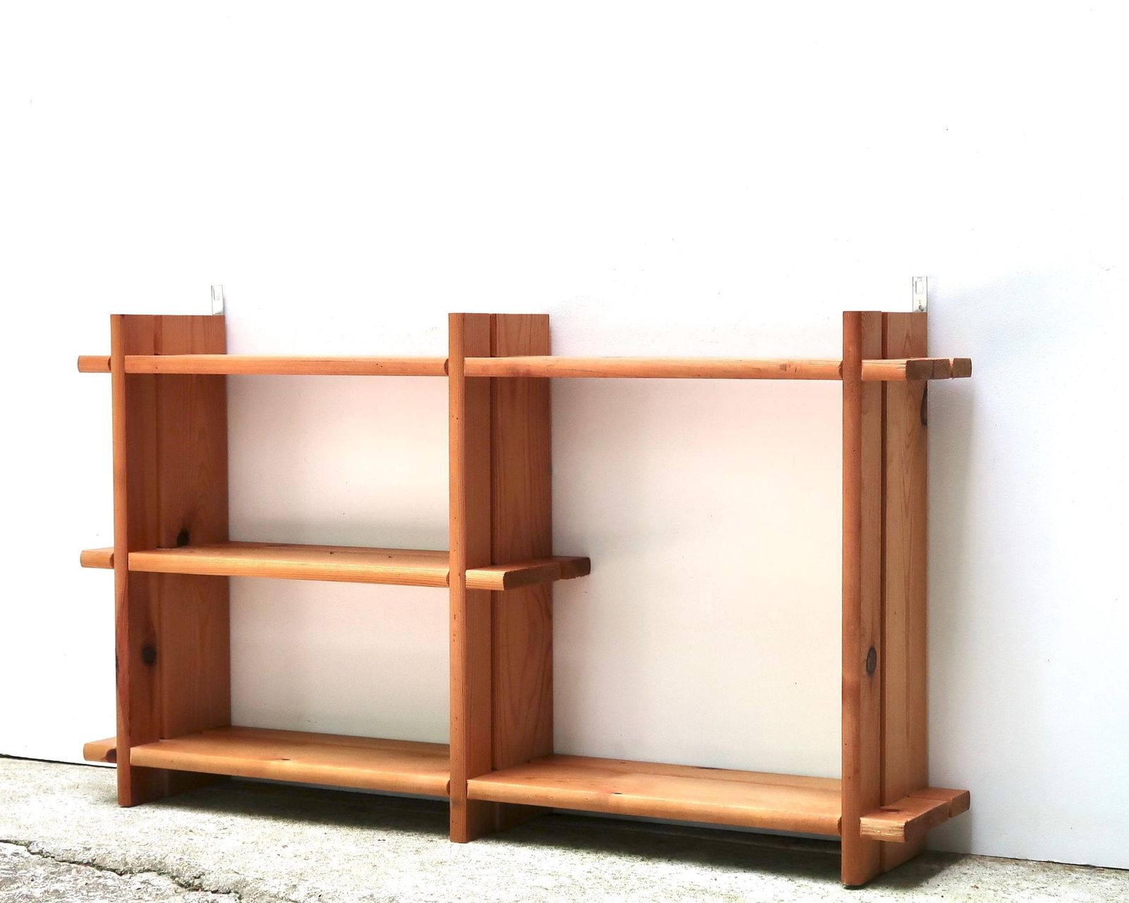 Franse Wandplanken Van Maison Regain, Grenenhout, Jaren 1970 / Pierre Chapo Stijl, Plank, Meubels, Frankrijk, Hout, Landelijk, Cottage photo furniture