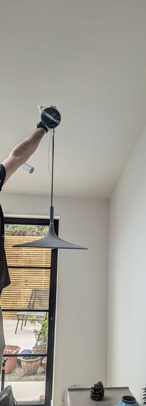 Cement Pendant Light photo Lighting