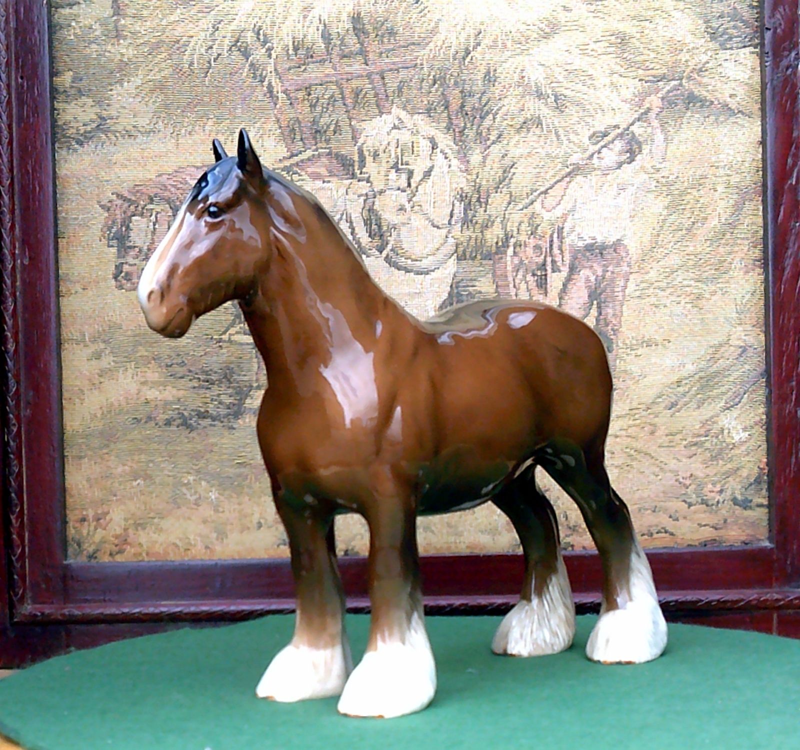 Beswick Working Shire Horse. Beautiful Creative Quality Modelling. Ref 5239 photo for sale