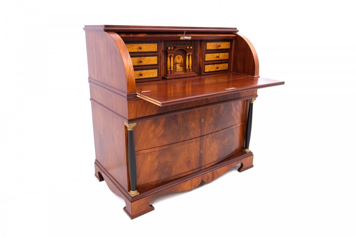 Antique Bureau With Storage Compartments, Northern Europe, Ca. 1880. After Renovation. photo for sale