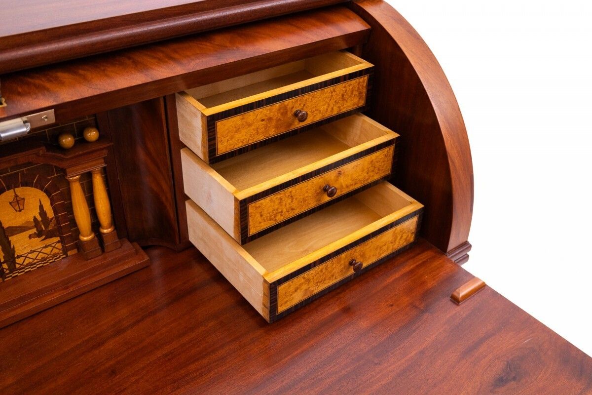 Antique Bureau With Storage Compartments, Northern Europe, Ca. 1880. After Renovation. photo buy