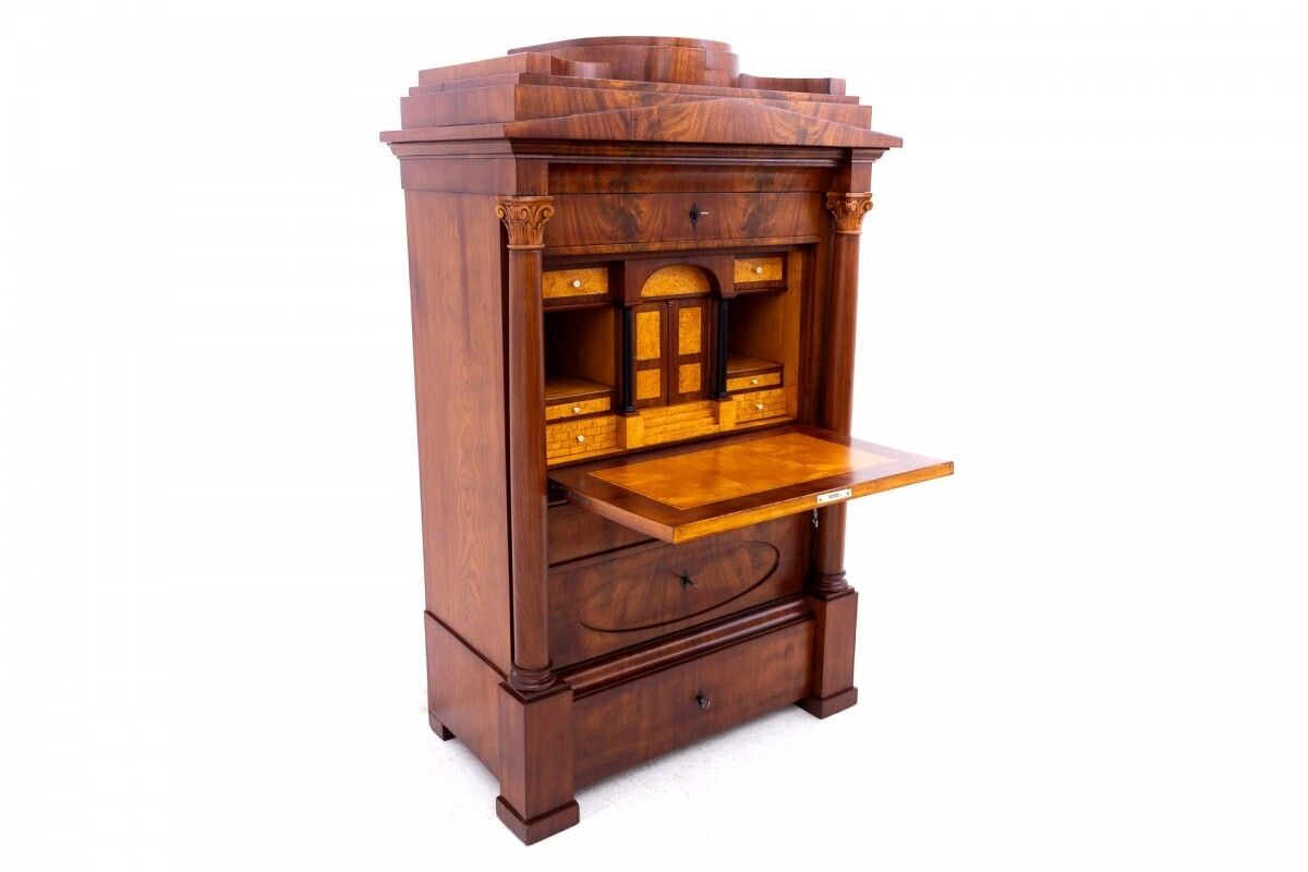 Biedermeier Secretary, Western Europe, Around 1840. After Renovation. photo Furniture