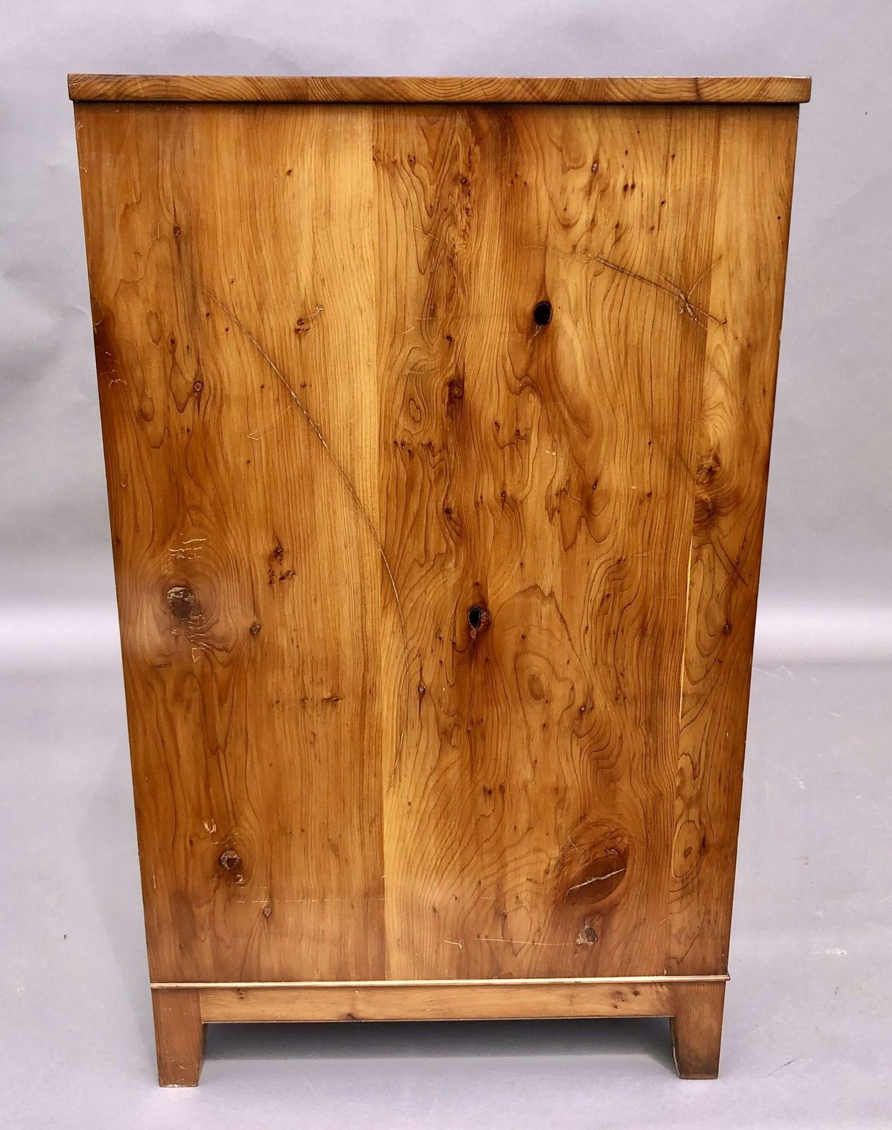 Exceptional Arts And Crafts Solid Yew Wood Chest Of Drawers photo vinterior