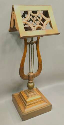 Impressive Mid C19th Unusual Oak Duet Stand / Lectern photo furniture
