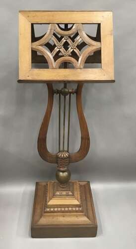 Impressive Mid C19th Unusual Oak Duet Stand / Lectern photo 2475.0