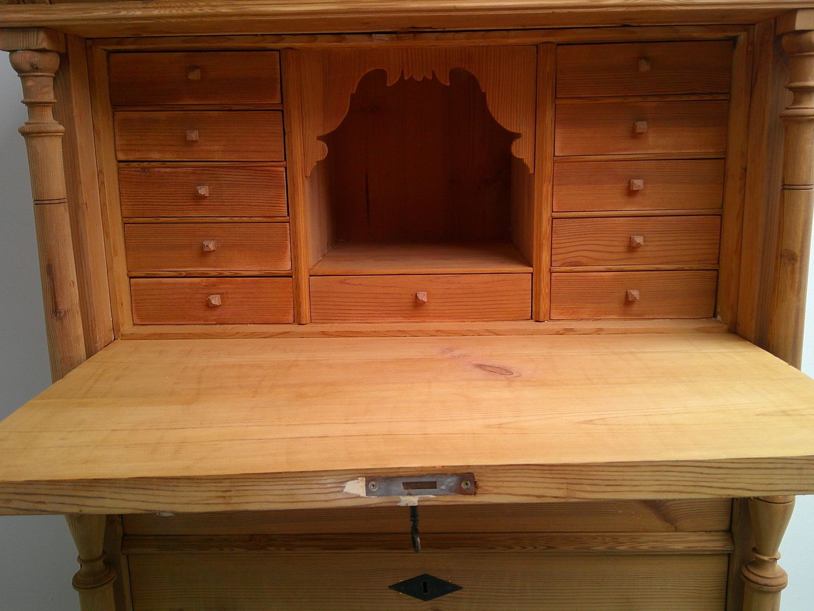A Super Victorian Pine Ladies Make Up Chest Of Drawers To Wax / Paint photo Furniture