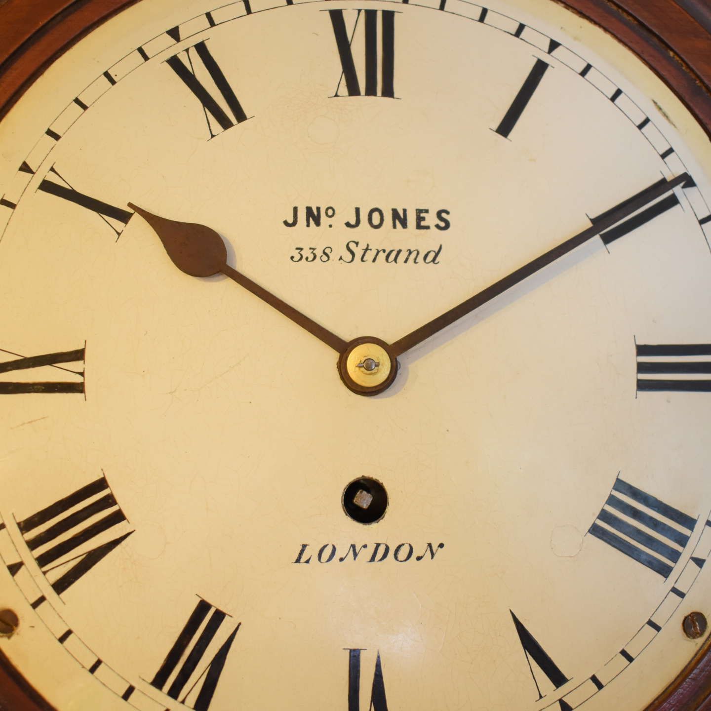 Jn Jones 8 Inch Wall Clock, 1800s photo Home Decor