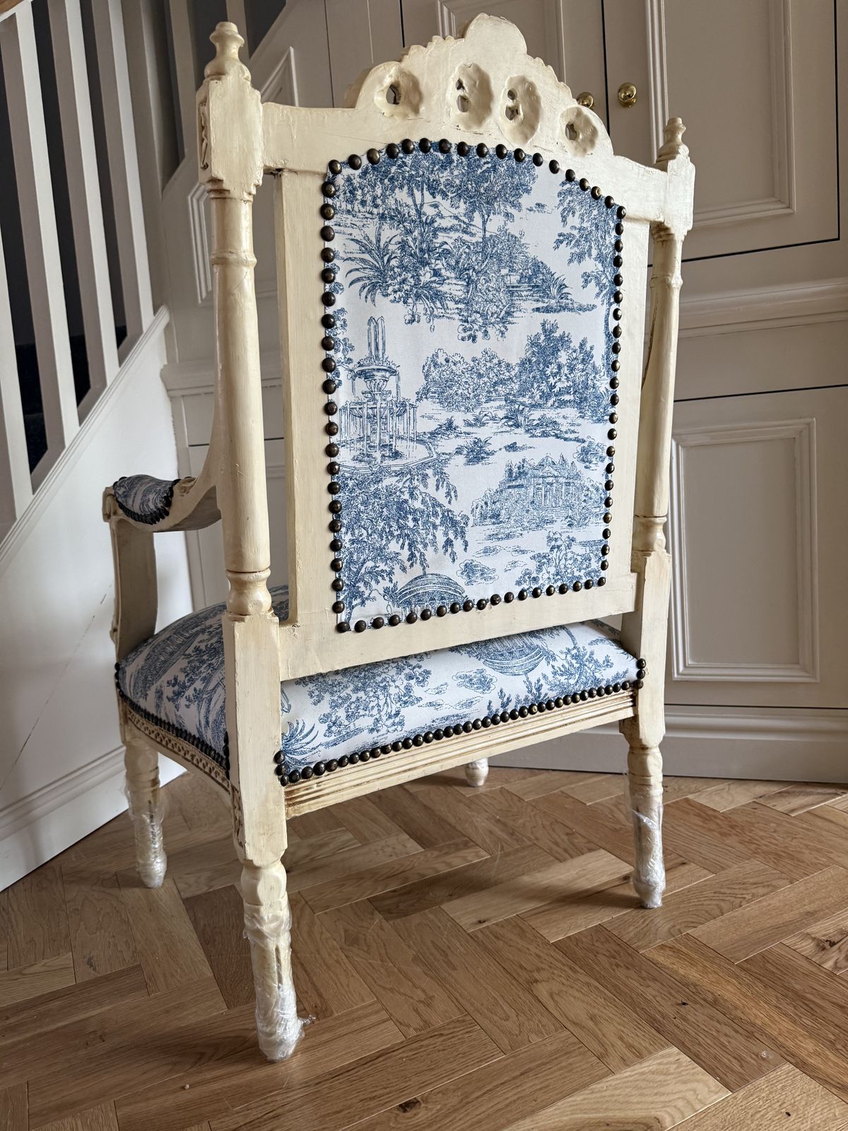 Beautiful French Empire Style Bedroom Chair photo buy