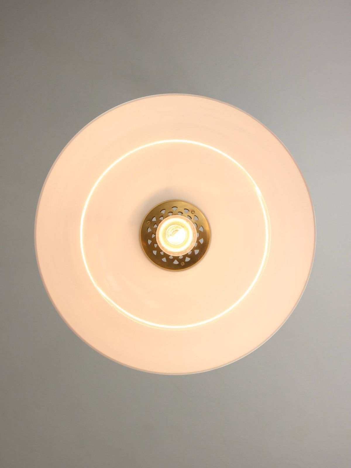 Medusa Pendant By Luigi Massoni For Guzzini In Brass And Plexiglass, 1970s photo 622.0