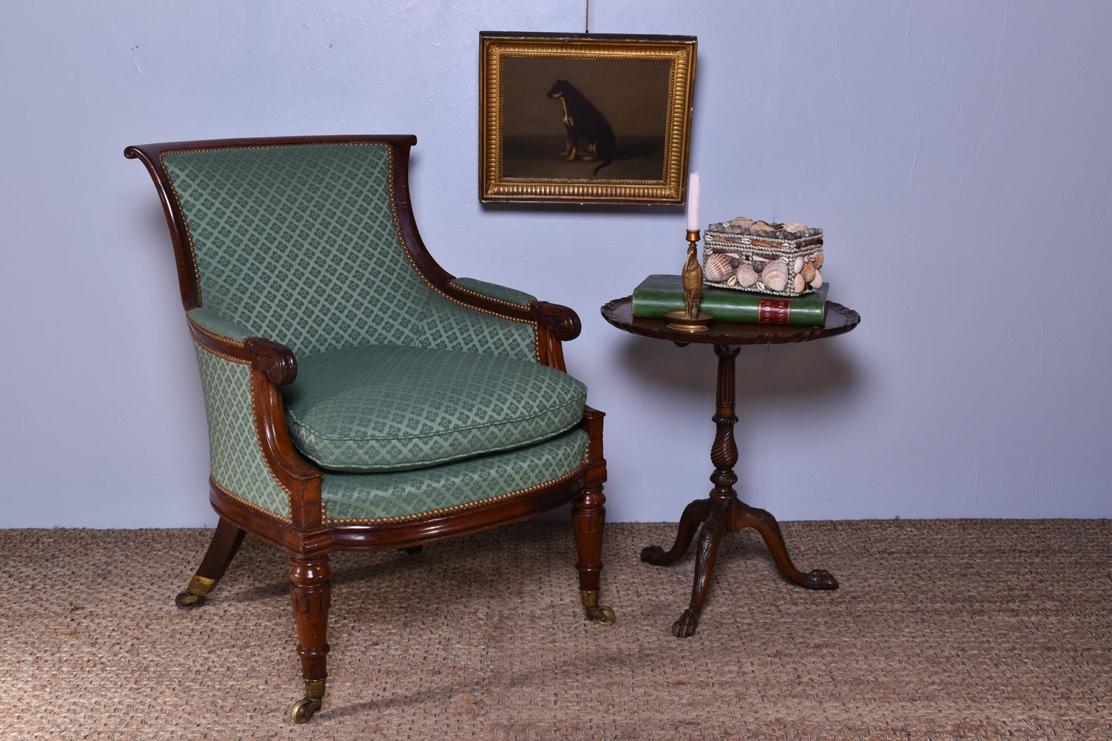 William IV Bergère Armchair, 1800s photo 2295.0