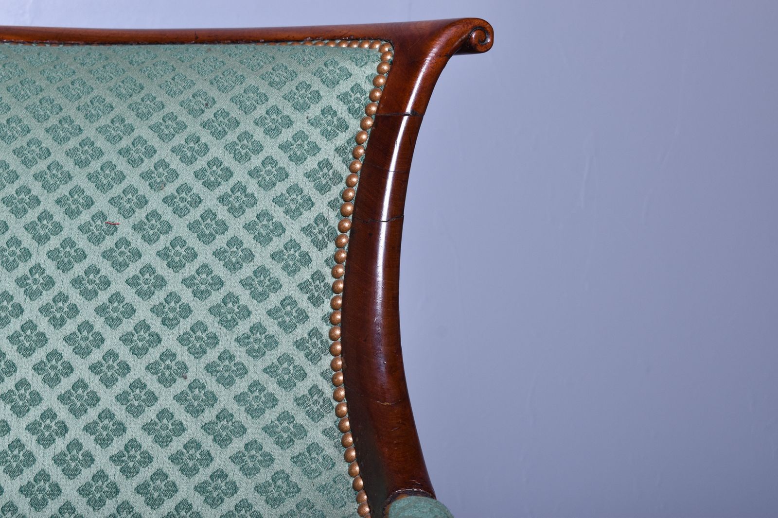 William IV Bergère Armchair, 1800s photo vintage