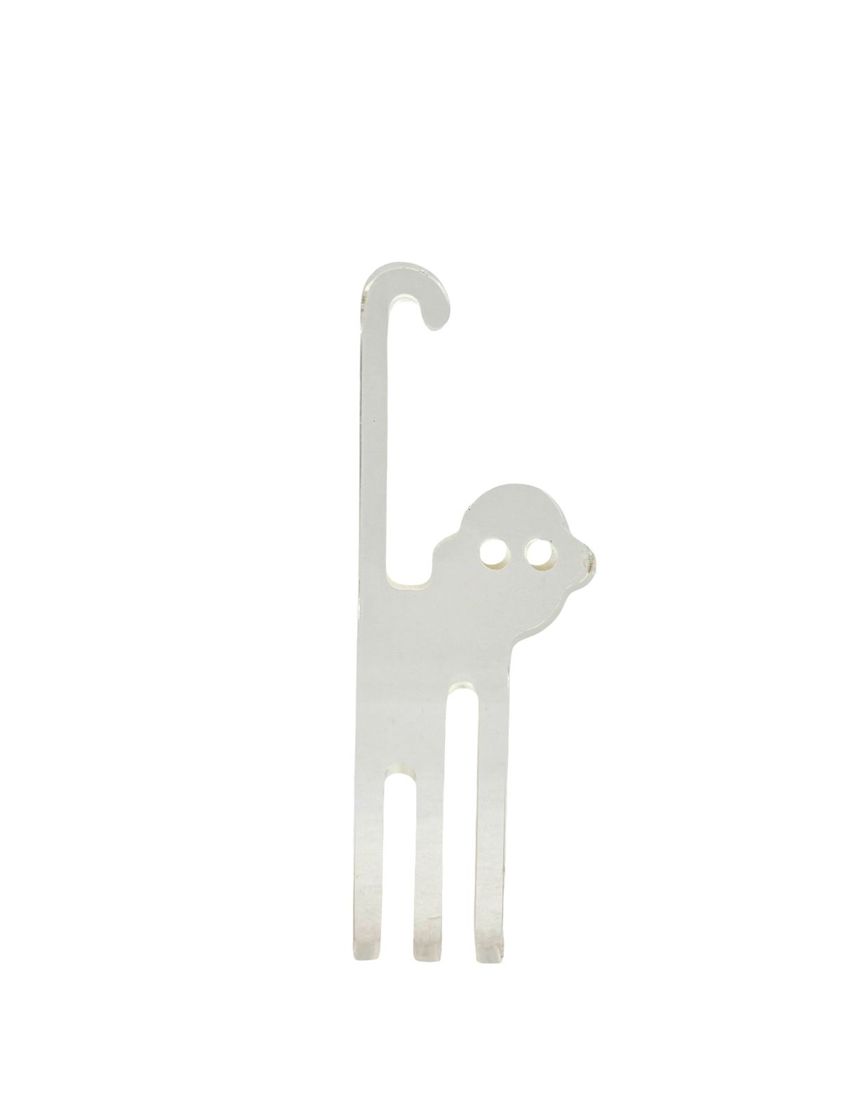 photo for sale Silvio Russo, Lucite Monkey Sculpture, Guzzini Italy 1970s