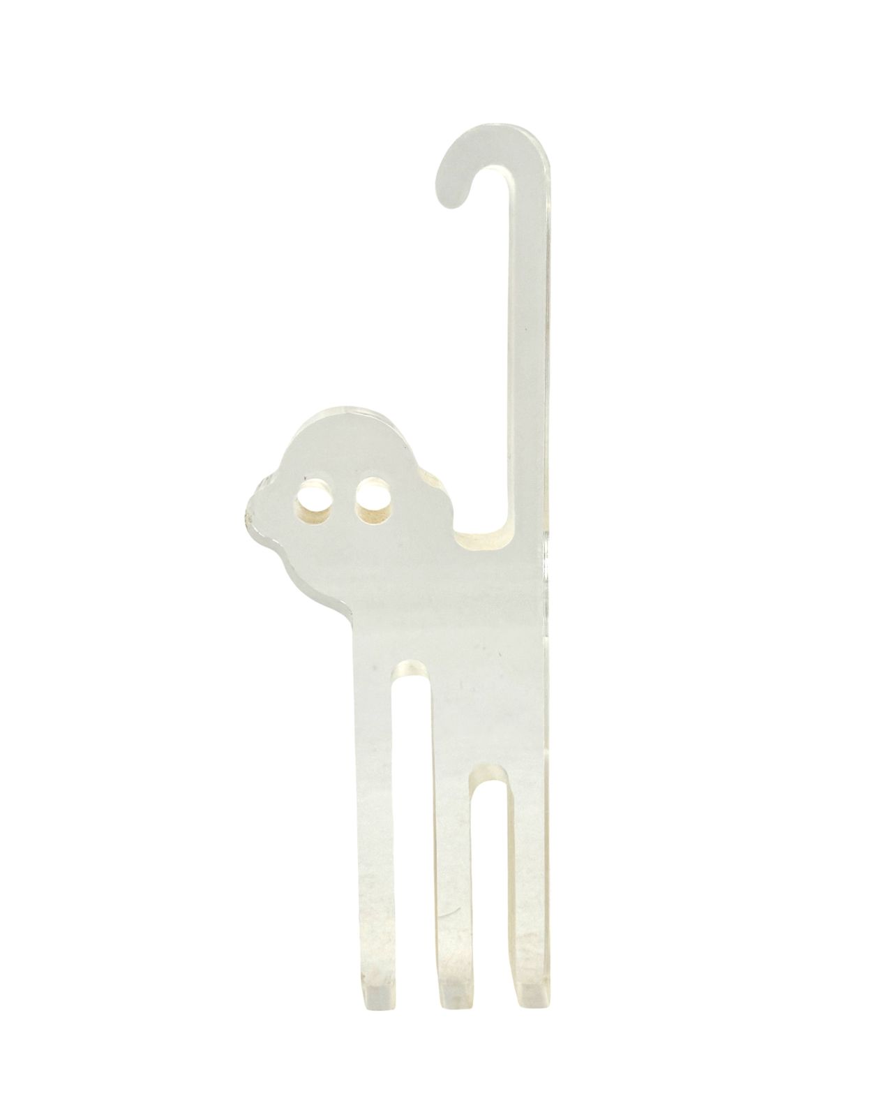 photo buy Silvio Russo, Lucite Monkey Sculpture, Guzzini Italy 1970s