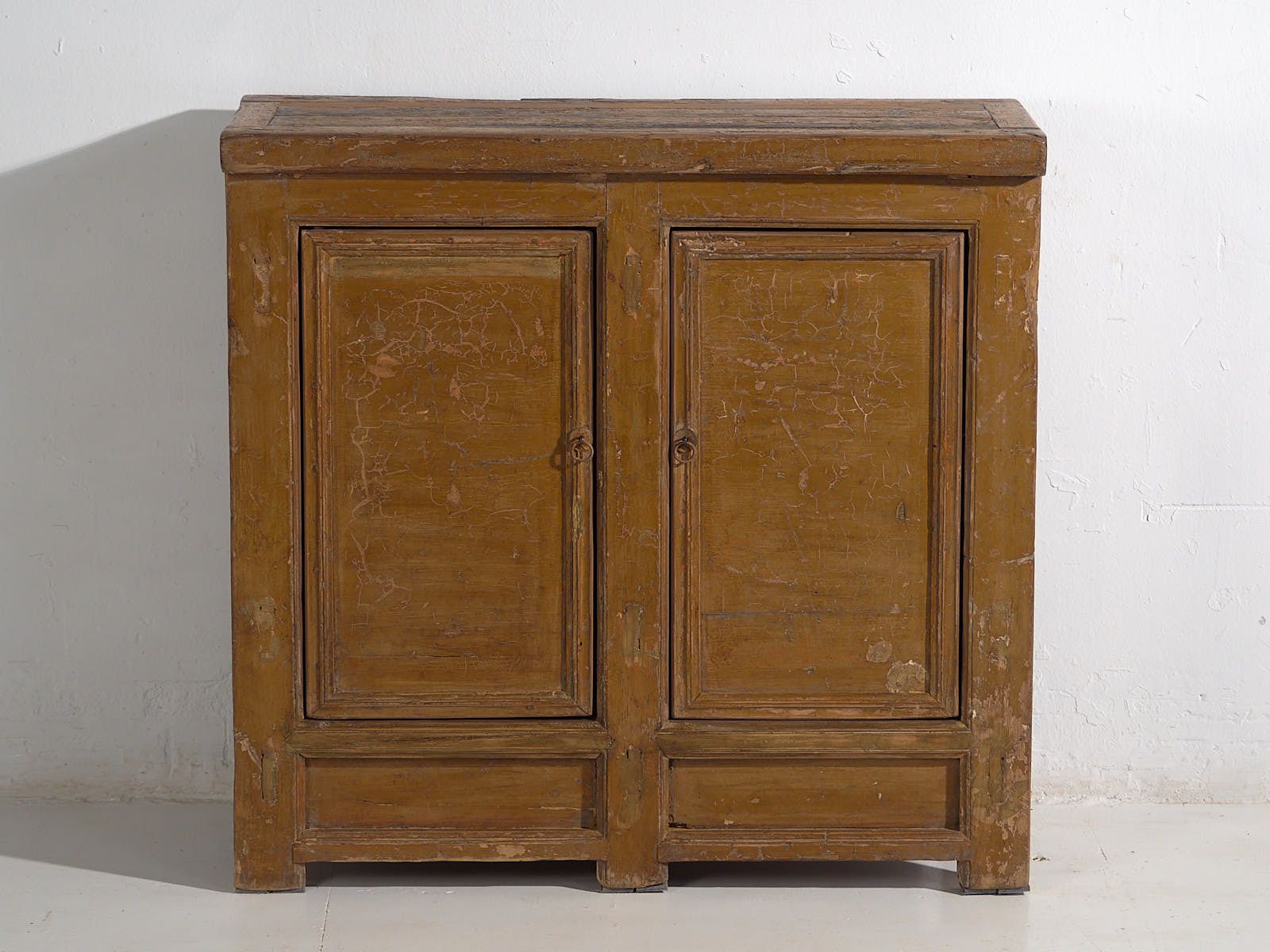 Antique Cabinet With Ochre Patina (C.1900) #11 photo vinterior