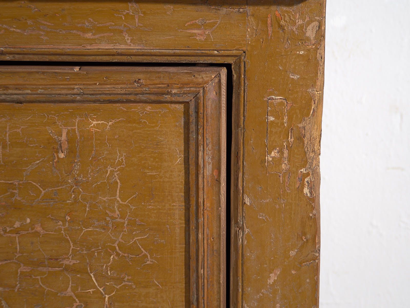 photo buy Antique Cabinet With Ochre Patina (C.1900) #11
