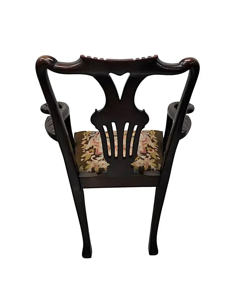 A Very Rare Irish 19th Century Armchair Attributed To 'Butlers' Of Dublin photo vinterior