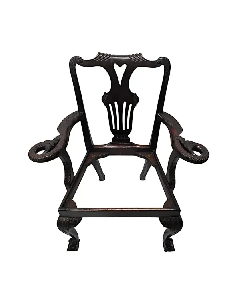 A Very Rare Irish 19th Century Armchair Attributed To 'Butlers' Of Dublin photo buy