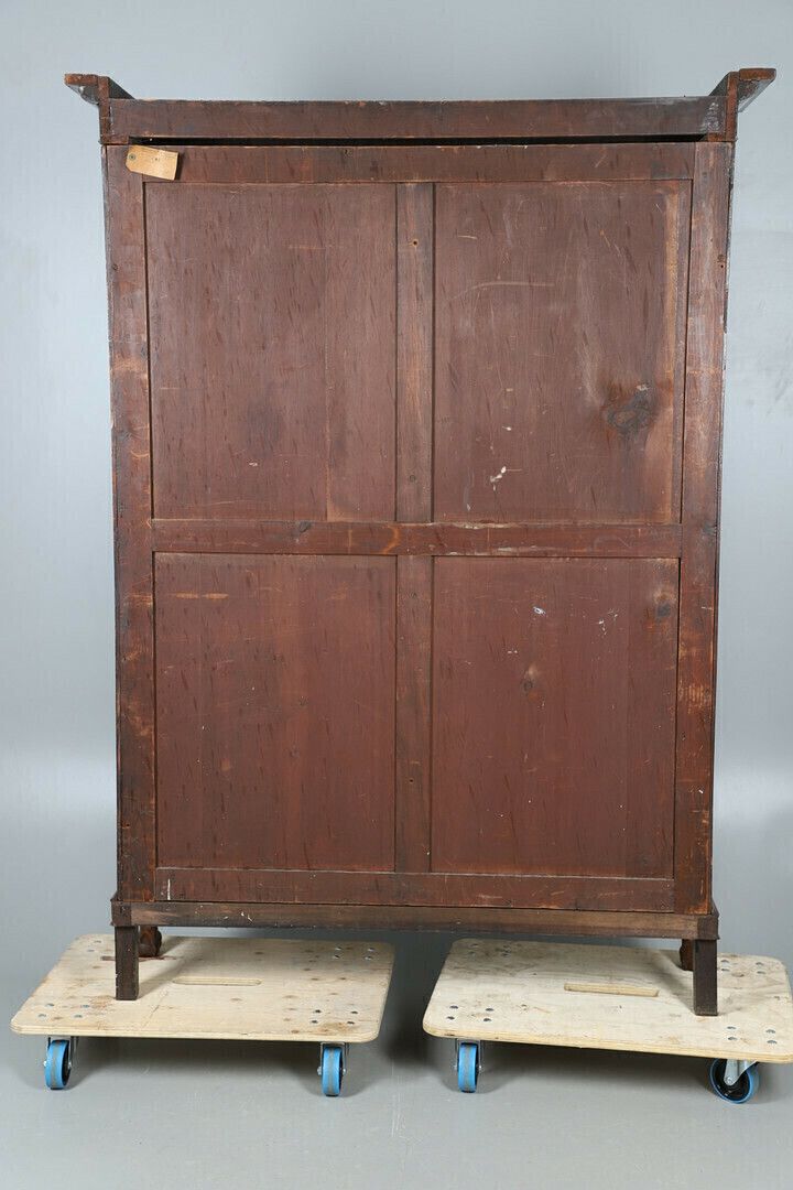 A George III Style Mahogany And Ebony Bookcase, 19th Century. photo Furniture