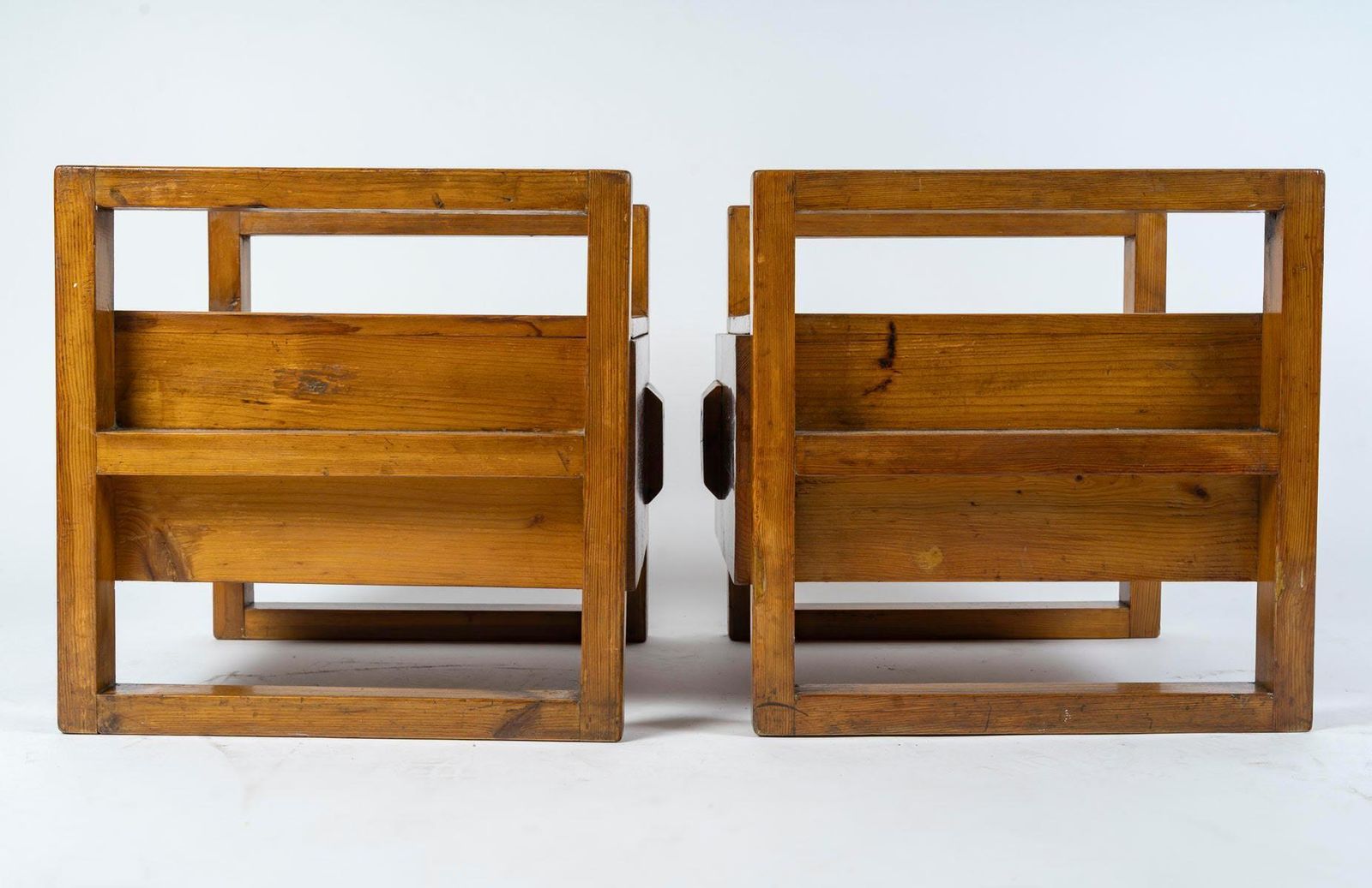 Pair Of Wooden Bedside Tables From The 1960s. photo 2459.0