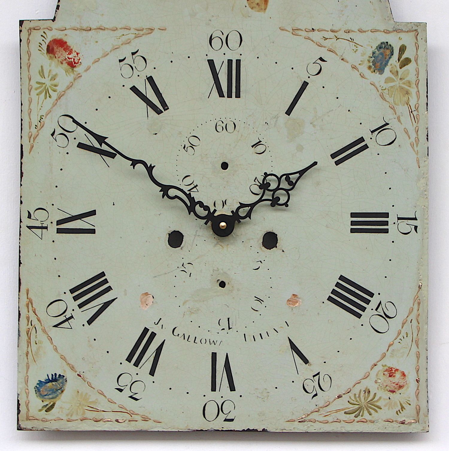 Original 18th Century Original Iron Grandfather/Longcase Clock Dial. Fully Guaranteed. photo furniture
