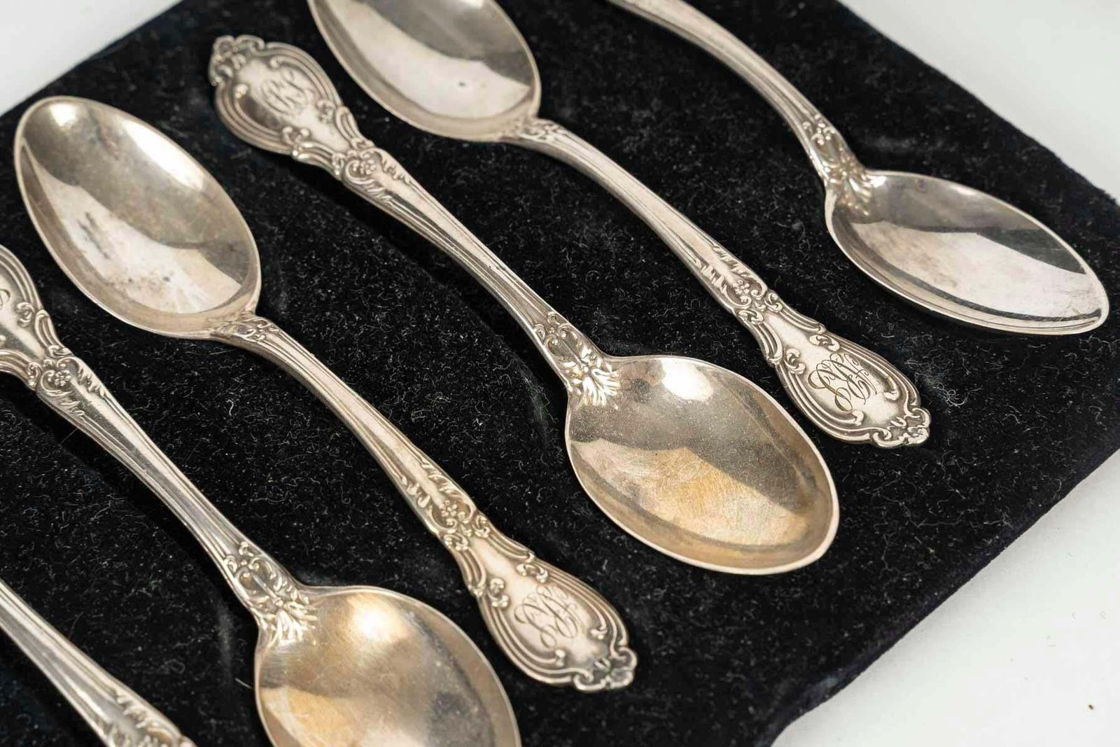 Set Of 6 Silver Plated Teaspoons, 19th Century, Napoleon III Period. photo Home Decor