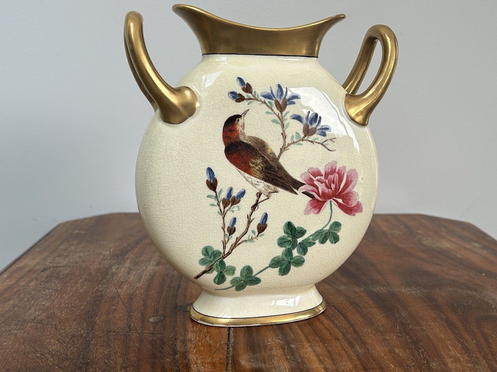 Wedgwood Moonflask Style Twin Handle Vase Mid 19th Century Rare photo furniture