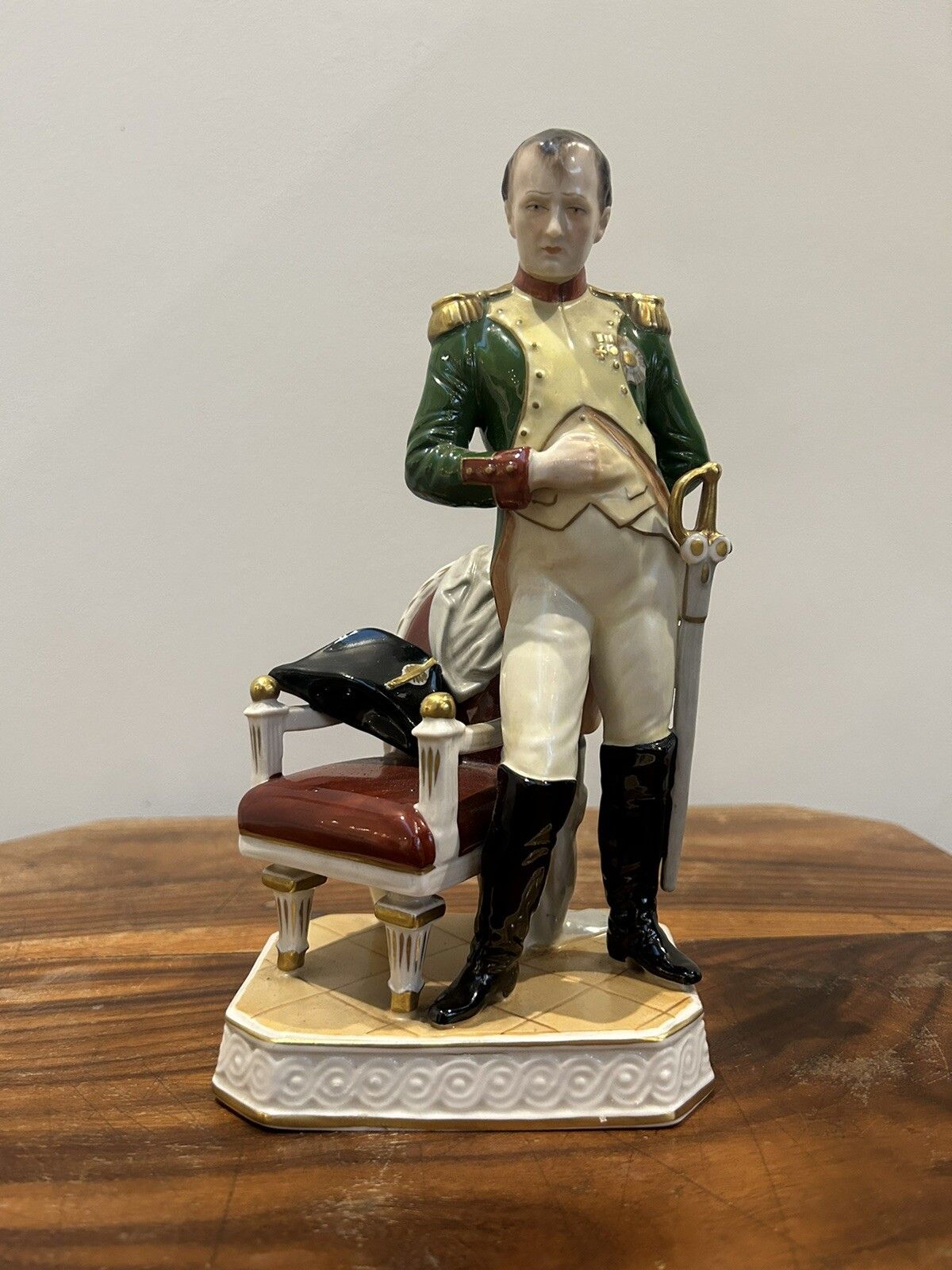 Rudolf Kammer German Porcelain Napoleon Bonaparte Figurine Bust photo furniture