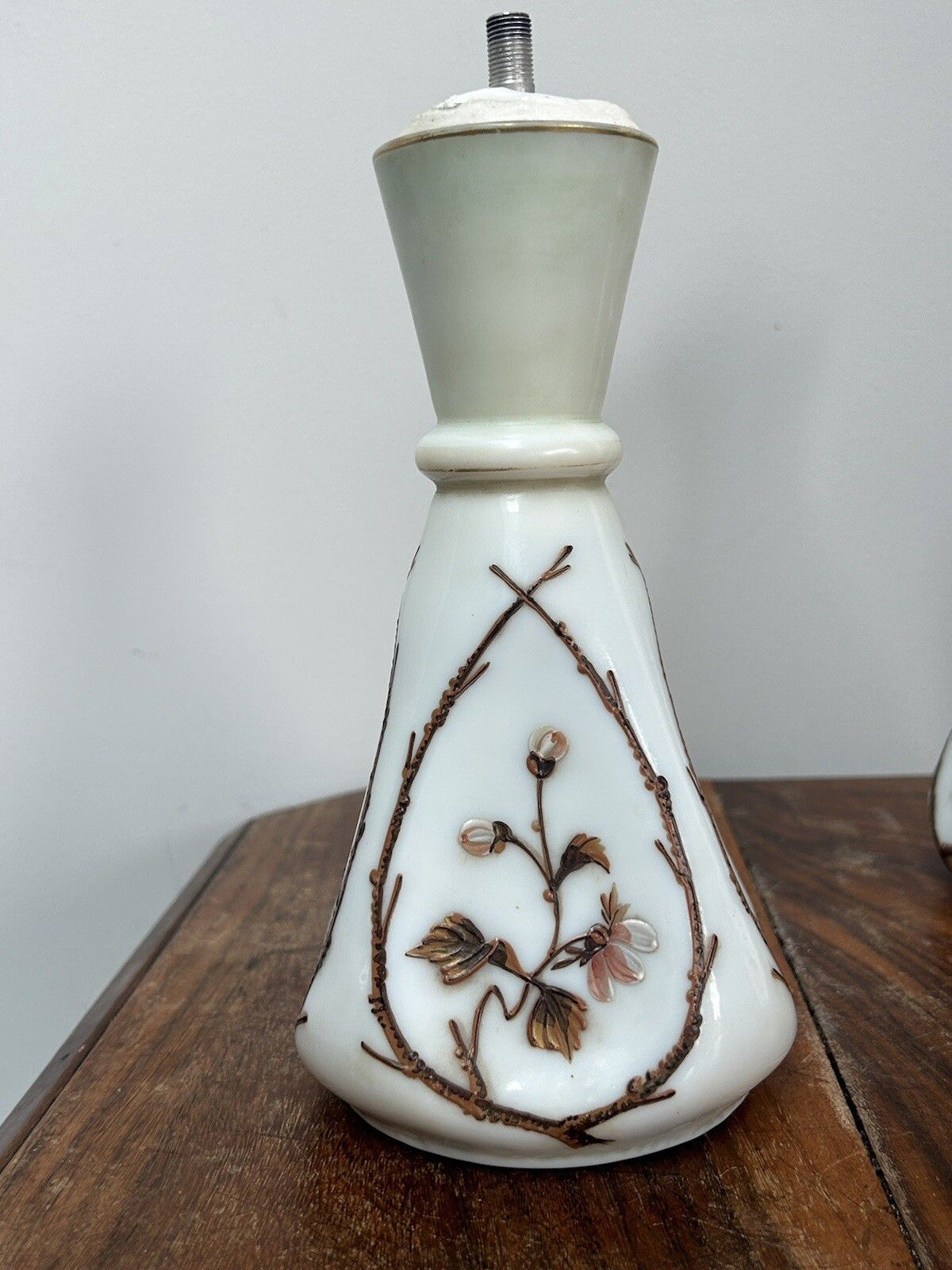 C1890 Harrach Glass Vase Marked Glass Bohemian Glass photo for sale