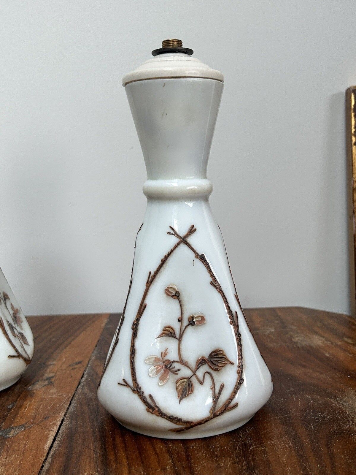 C1890 Harrach Glass Vase Marked Glass Bohemian Glass photo vintage