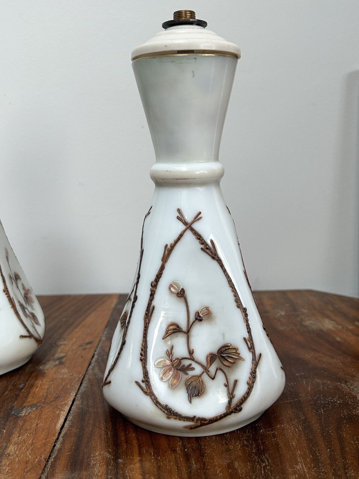 photo for sale C1890 Harrach Glass Vase Marked Glass Bohemian Glass