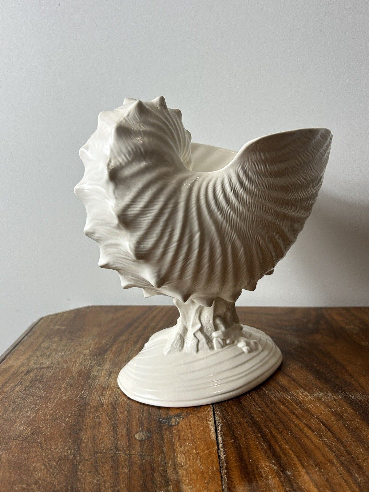 Wedgwood Nautilius Shell Tureen Centerpiece Compote Creamware Porcelain photo Home Decor