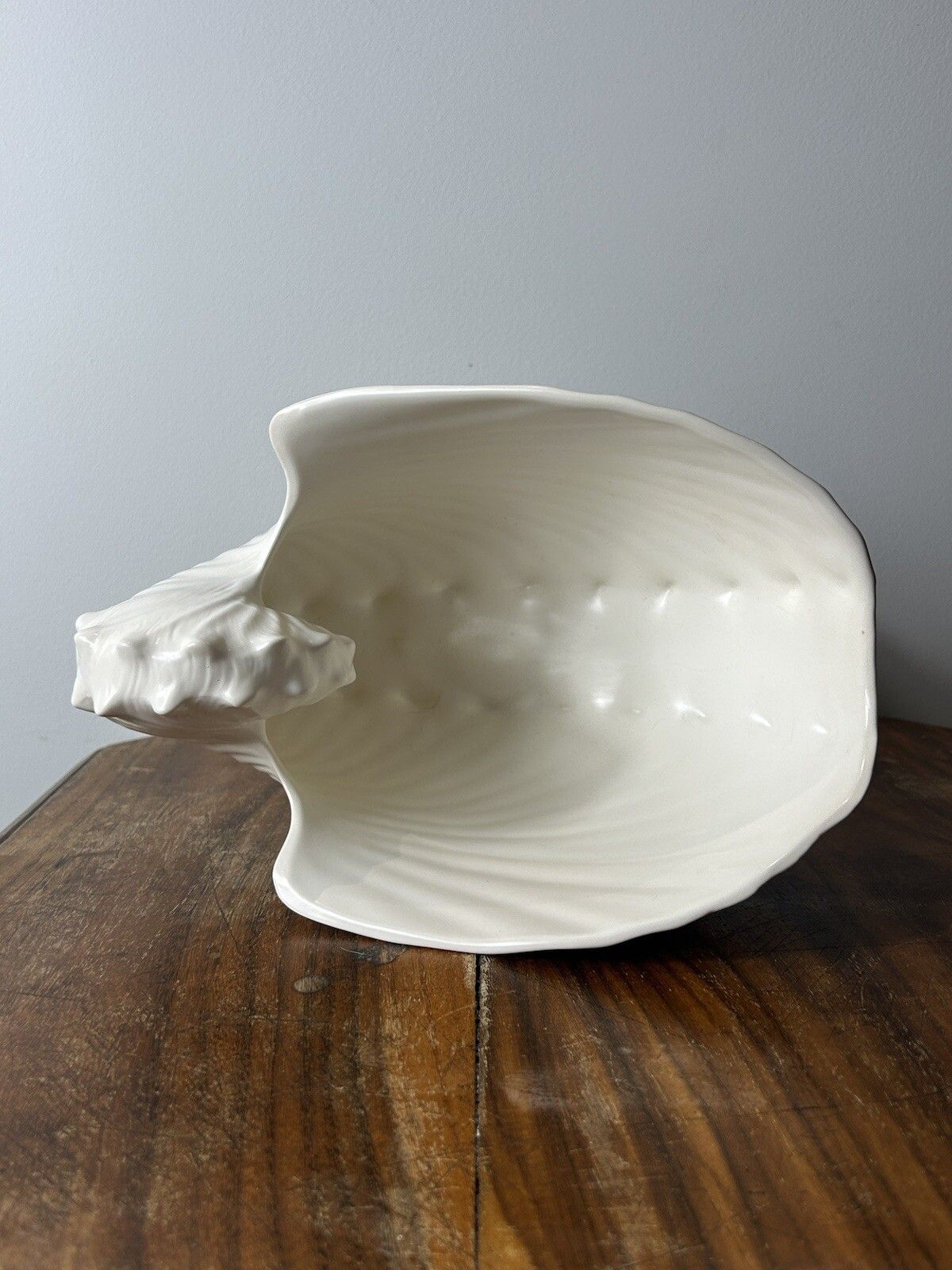 Wedgwood Nautilius Shell Tureen Centerpiece Compote Creamware Porcelain photo 249.0