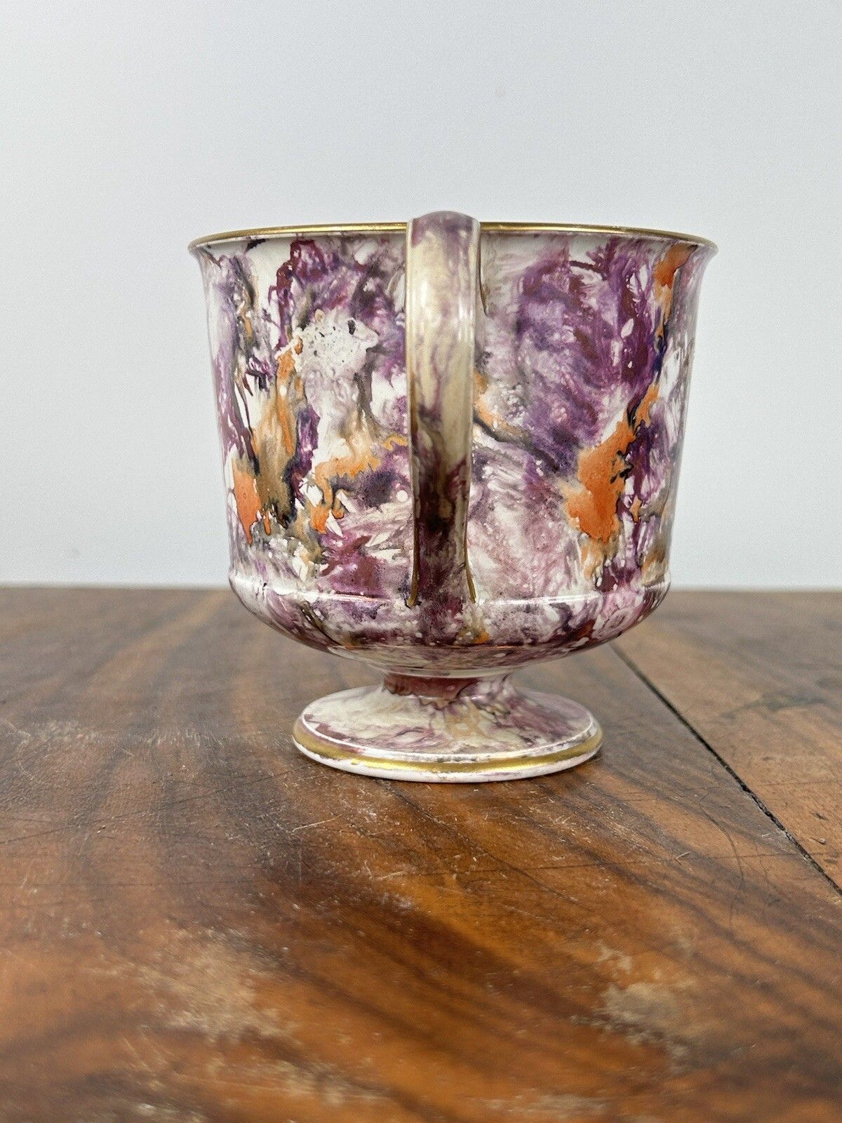 Wedgwood Moonlight Lustre Loving Cup 1820’s Georgian Porcelain photo 295.0