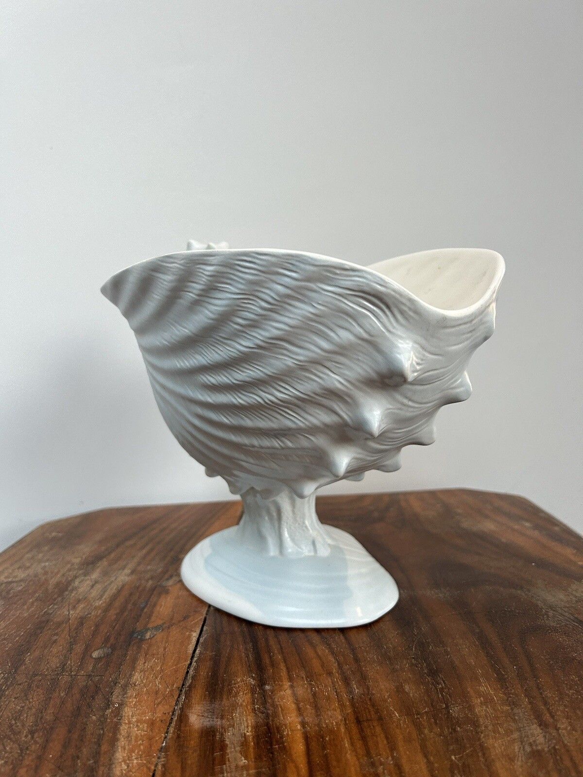 Wedgwood Nautilius Shell Tureen Centerpiece Compote Light Blue Moonstone photo for sale