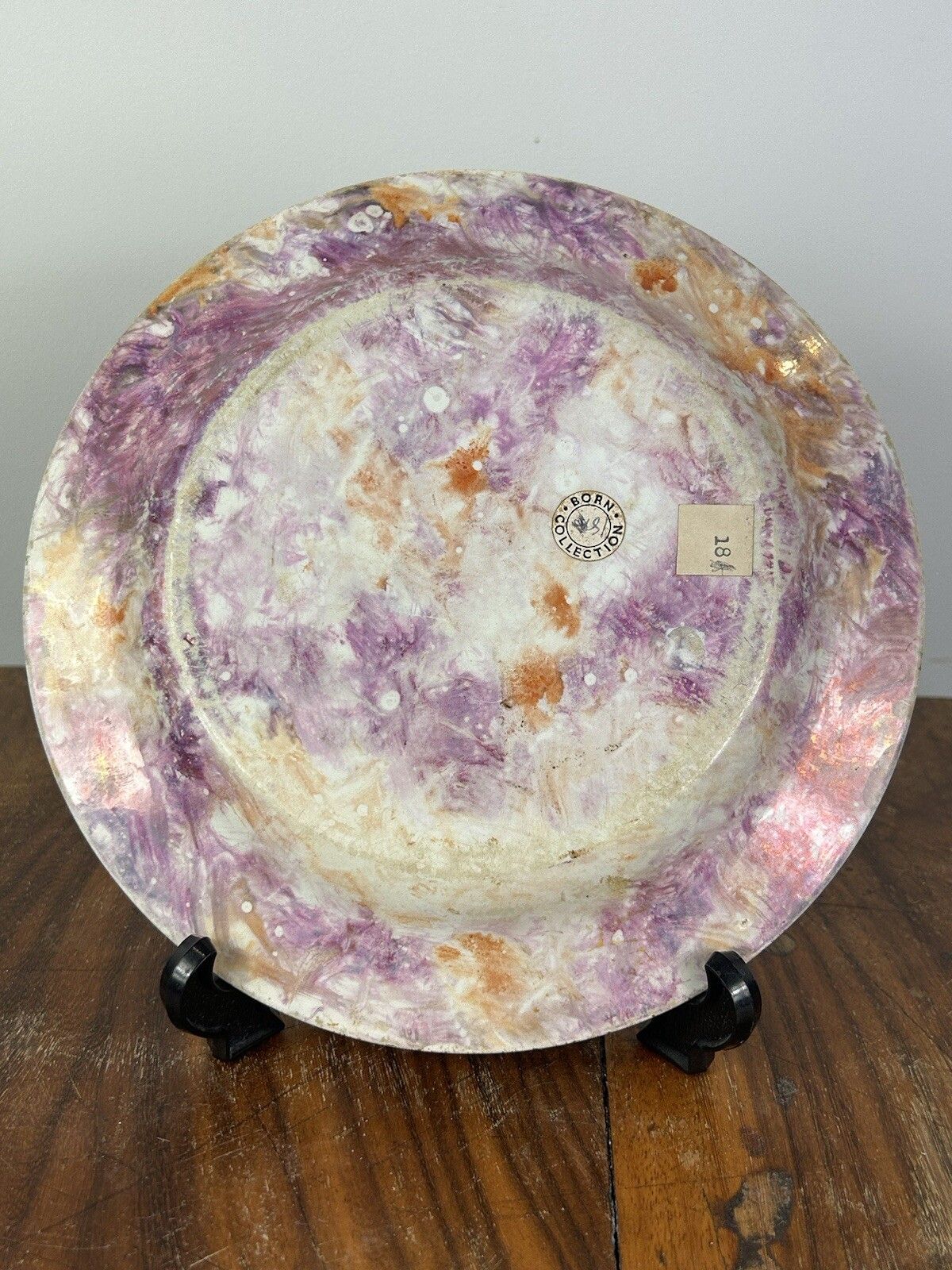 Wedgwood Moonlight Lustre Plate 1820’s Georgian Porcelain photo furniture