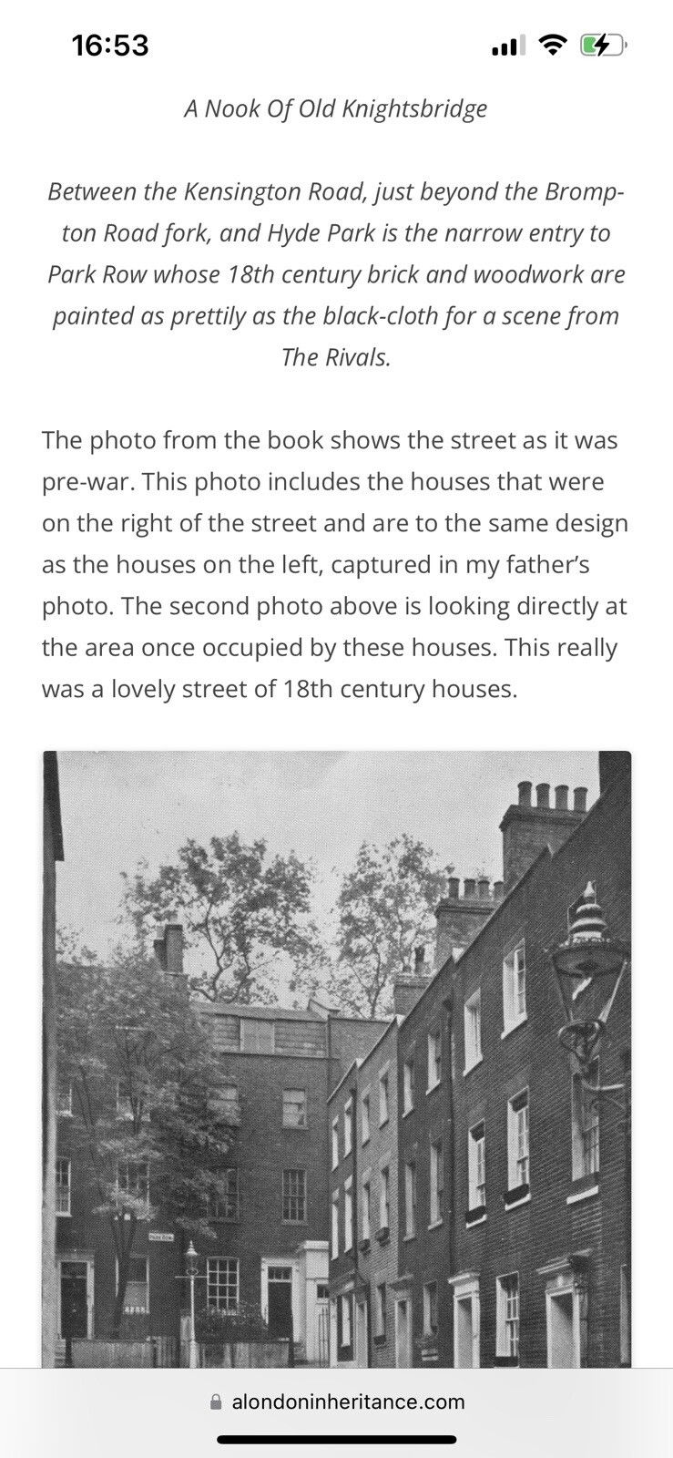 photo for sale London Knightsbridge Park Row Finger Sign Road Sign Topper London Sign Unique