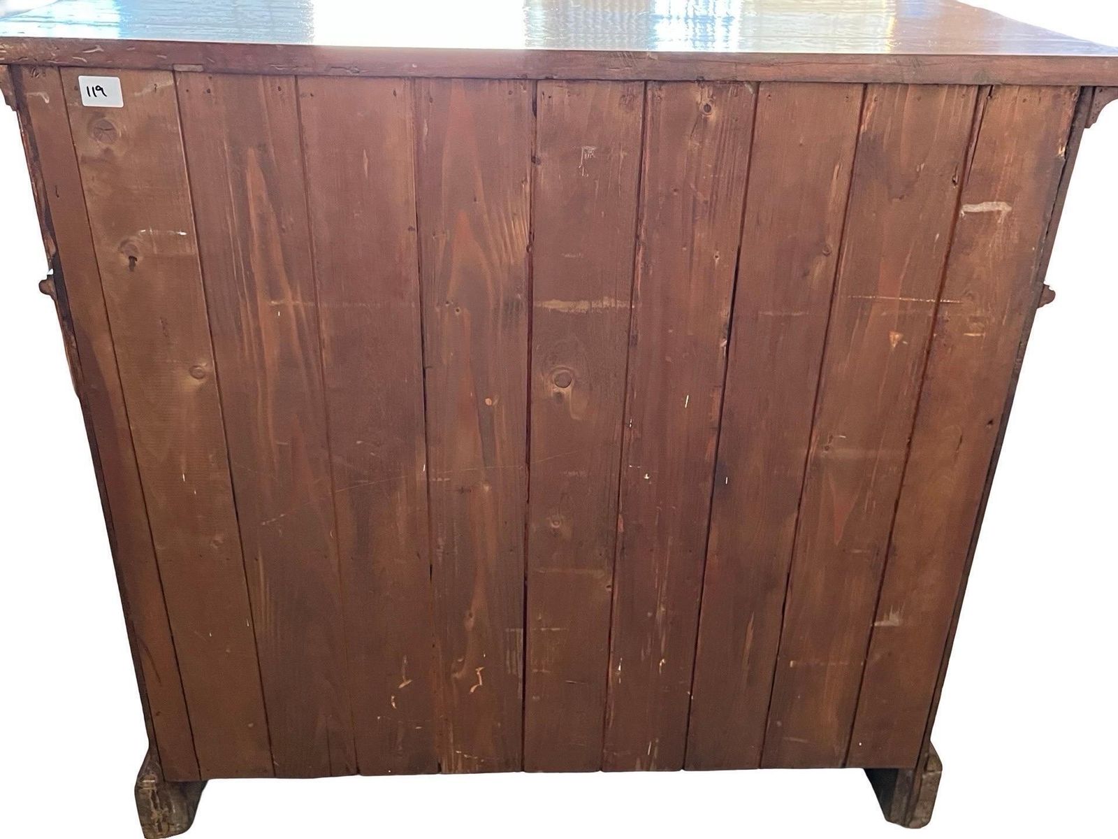 Victorian Mahogany Bow Front Chest Of Drawers, Ca. 1860 photo 1899.0
