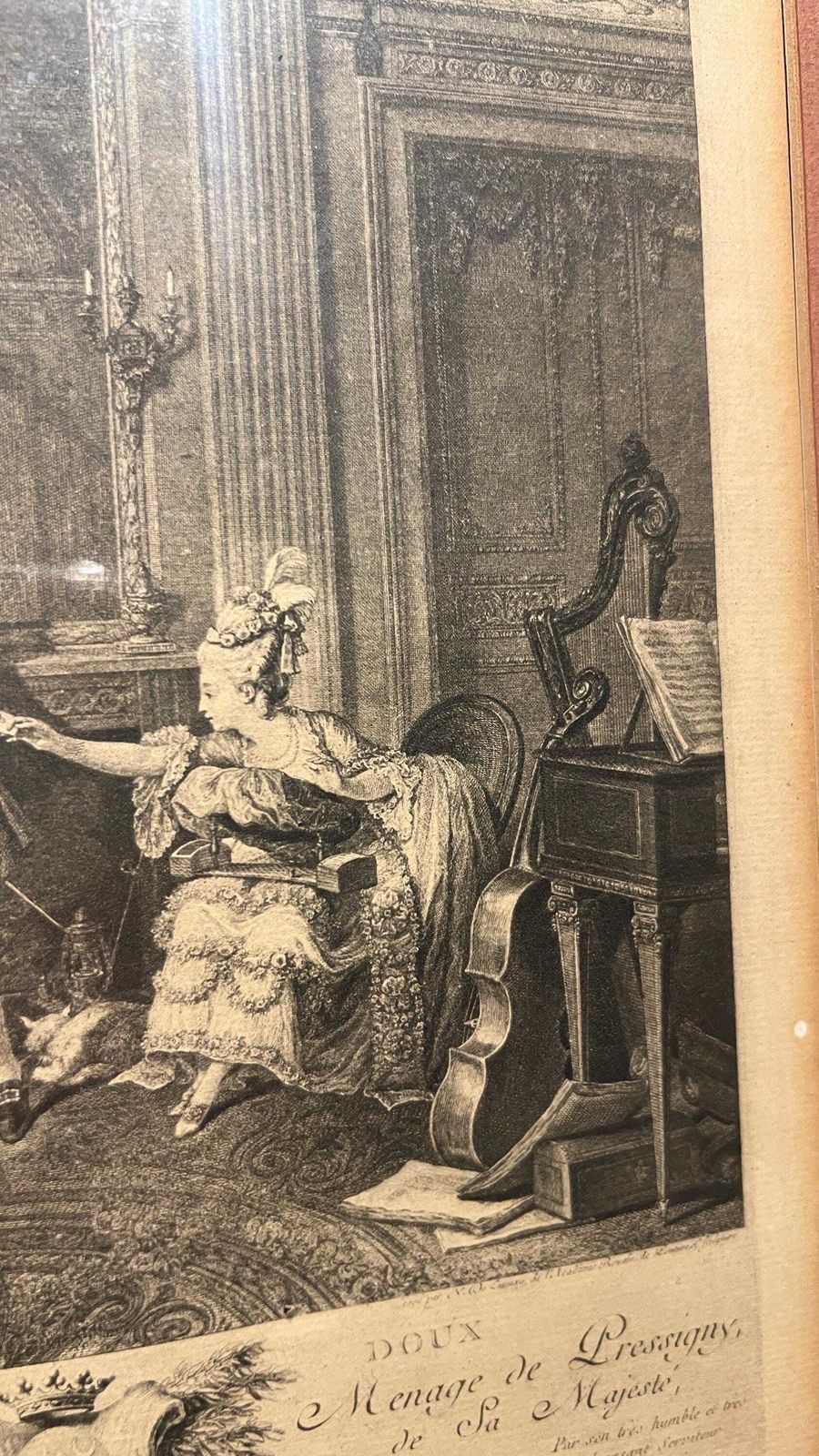 18th Century Engraving ‘La Billet Doux’ After Lavreince, Engraved By De Launay photo vinterior