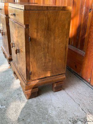 Austrian Art Deco Chests In Walnut Veneer, 1920s, Set Of 2 photo buy