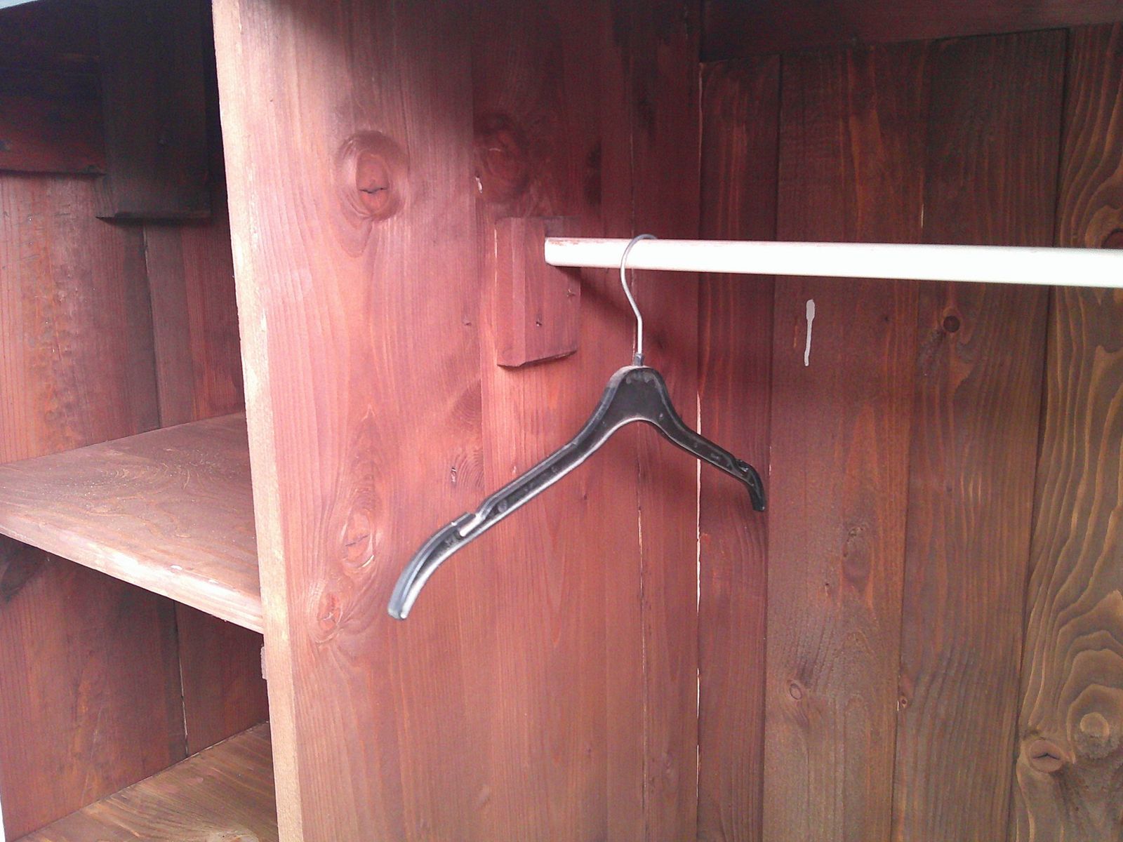 A Lovely Painted Light Grey Pine Georgian 1 Piece Hall Wardrobe photo buy