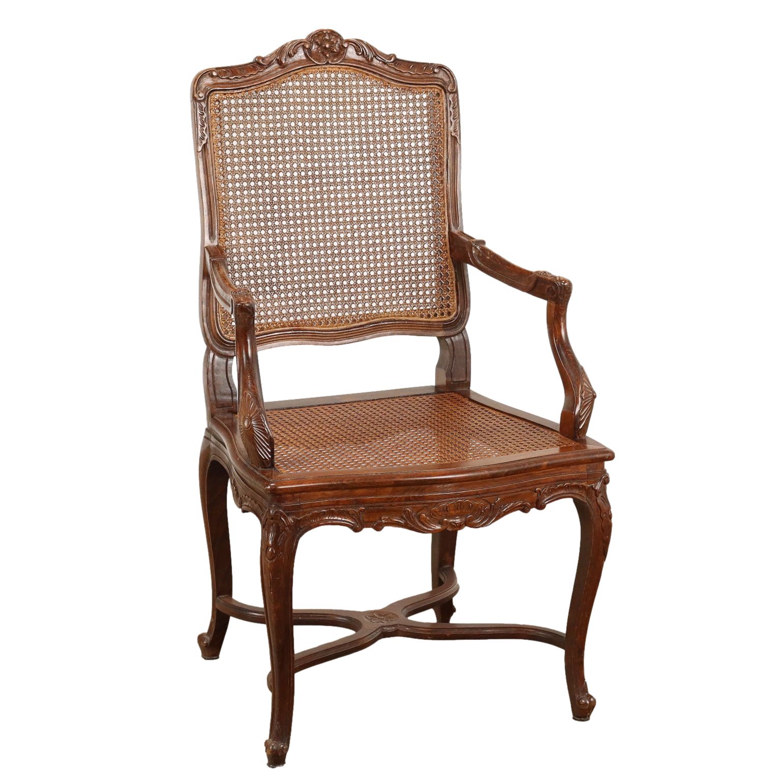 Armchair Baroque Style Beech France XX Century