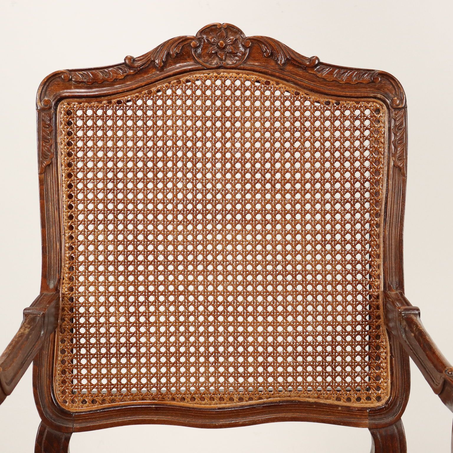 Armchair Baroque Style Beech France XX Century photo for sale