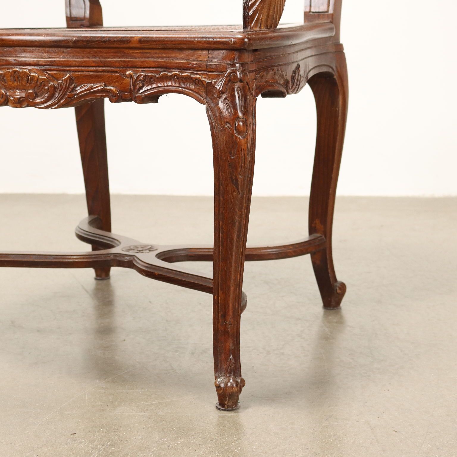 Armchair Baroque Style Beech France XX Century photo 340.0