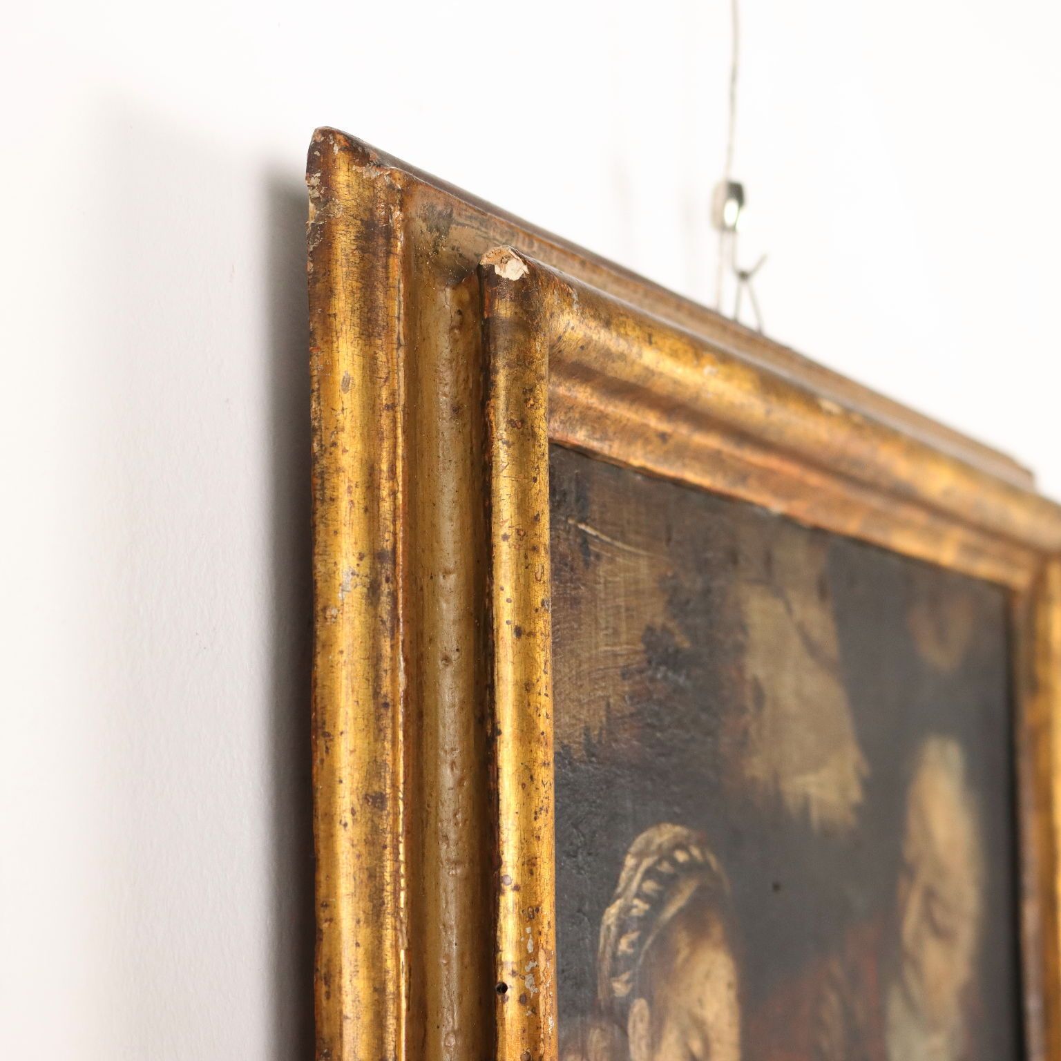 photo furniture The Holy Family Antique Painting Oil On Panel XVI XVII Century