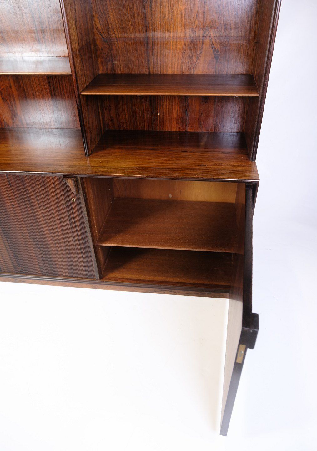 Bookcase In Rosewood By Frode Holm From Illums Bolighus Copenhagen  From 1960s photo vinterior