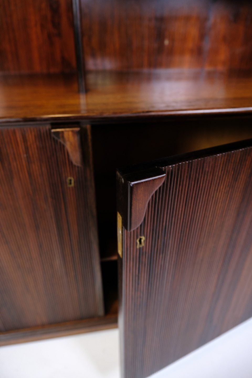 Bookcase In Rosewood By Frode Holm From Illums Bolighus Copenhagen  From 1960s photo vintage