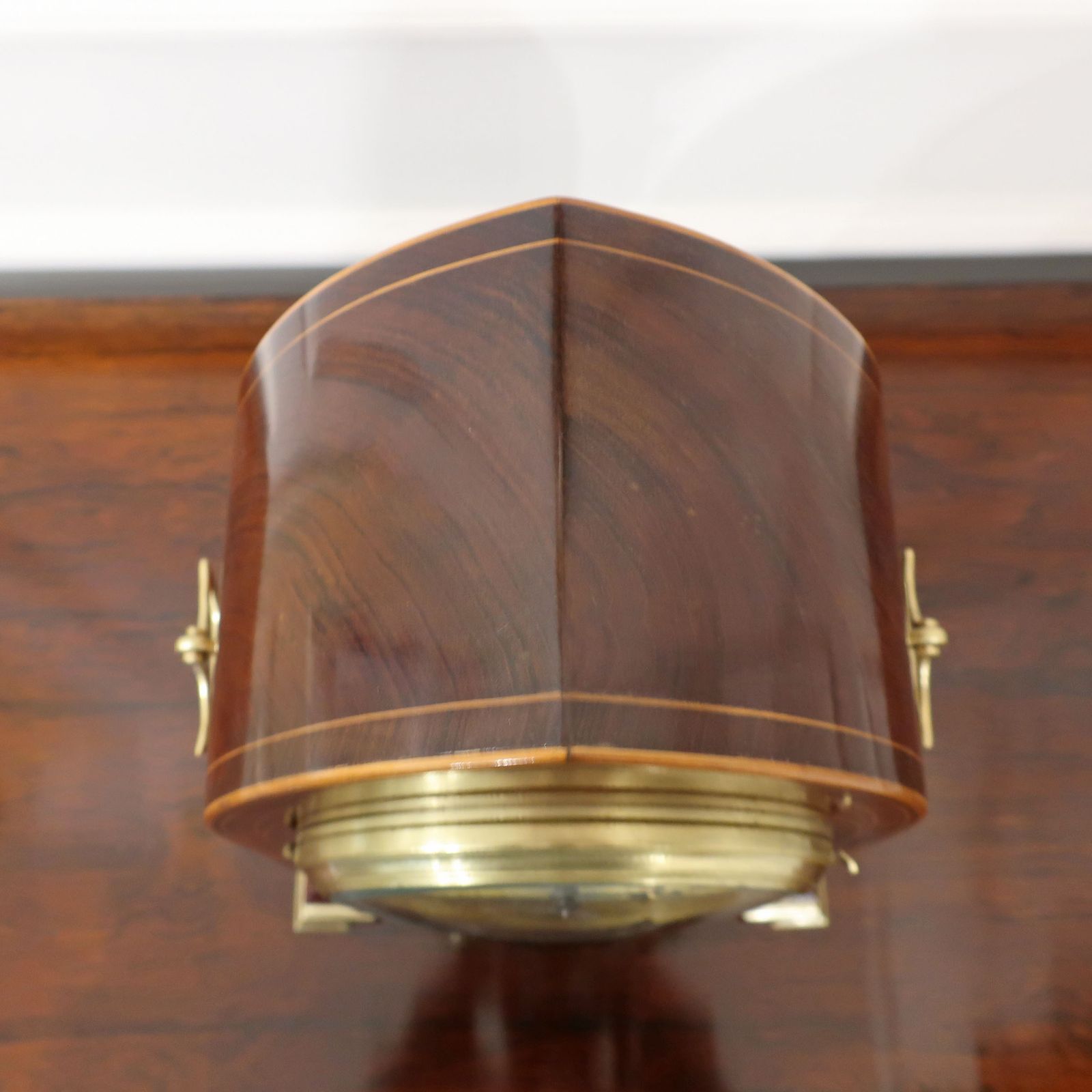 French Edwardian Mahogany Mantel Clock photo buy