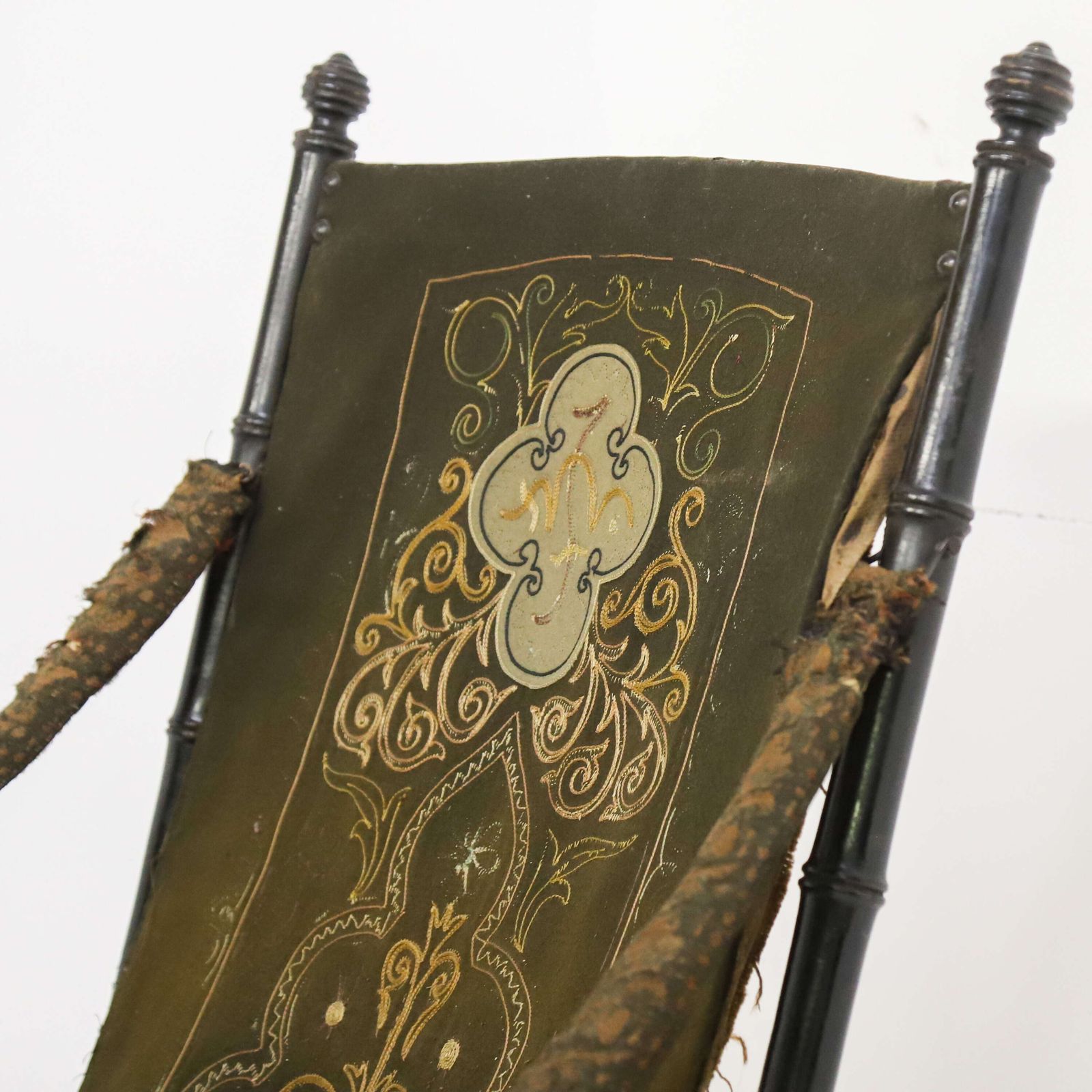 photo for sale Antique French Louis Philippe I (1830 1848) Ladies Campaign Folding Chair