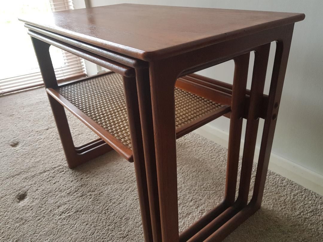 Danish Nest Of Tables By Johannes Andersen For Silkeborg photo for sale